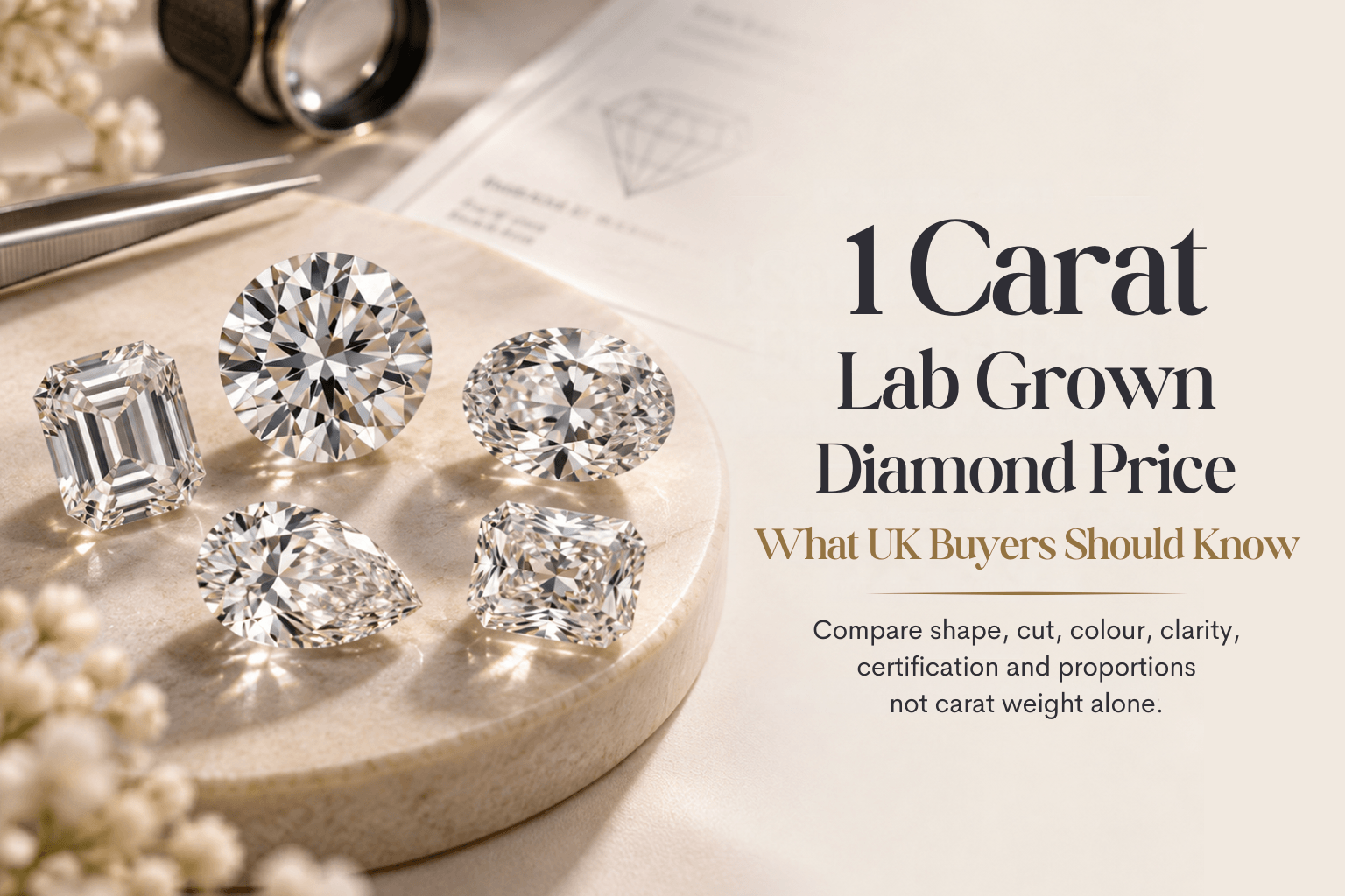 1 Carat Lab Grown Diamond Price: What UK Buyers Should Know